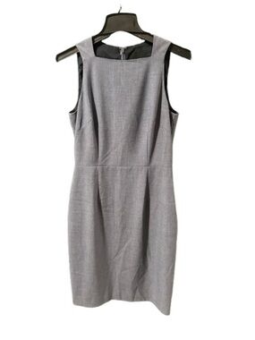 Alex Marie GrayBlue Sleeveless Sheath Midi Dress